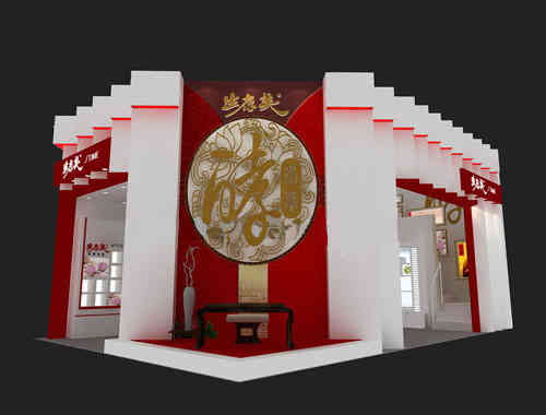 生太美集團(tuán)特裝展位美博會(huì)廣州廣交會(huì)展覽設(shè)計(jì)搭建