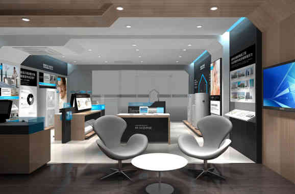 廣州裝飾設(shè)計公司美的終端形象店鋪裝飾設(shè)計