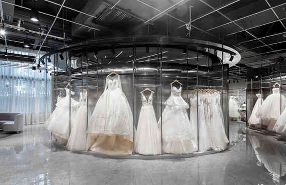 廣州店鋪設(shè)計公司婚紗店裝飾設(shè)計案例