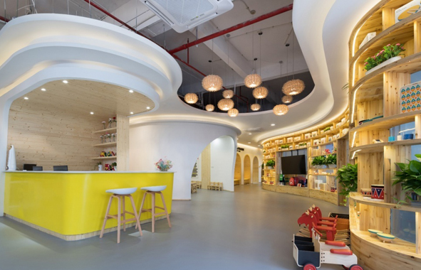 廣州展廳設(shè)計睿星貝貝早教店裝飾設(shè)計 廣州展廳設(shè)計睿星貝貝早教店裝飾設(shè)計