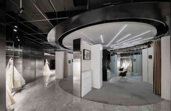 廣州店鋪設(shè)計公司婚紗店裝飾設(shè)計案例