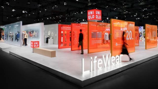 杭州展會設計搭建公司領你看2023進博會最具有創意00家企業展臺(優衣庫展臺)3