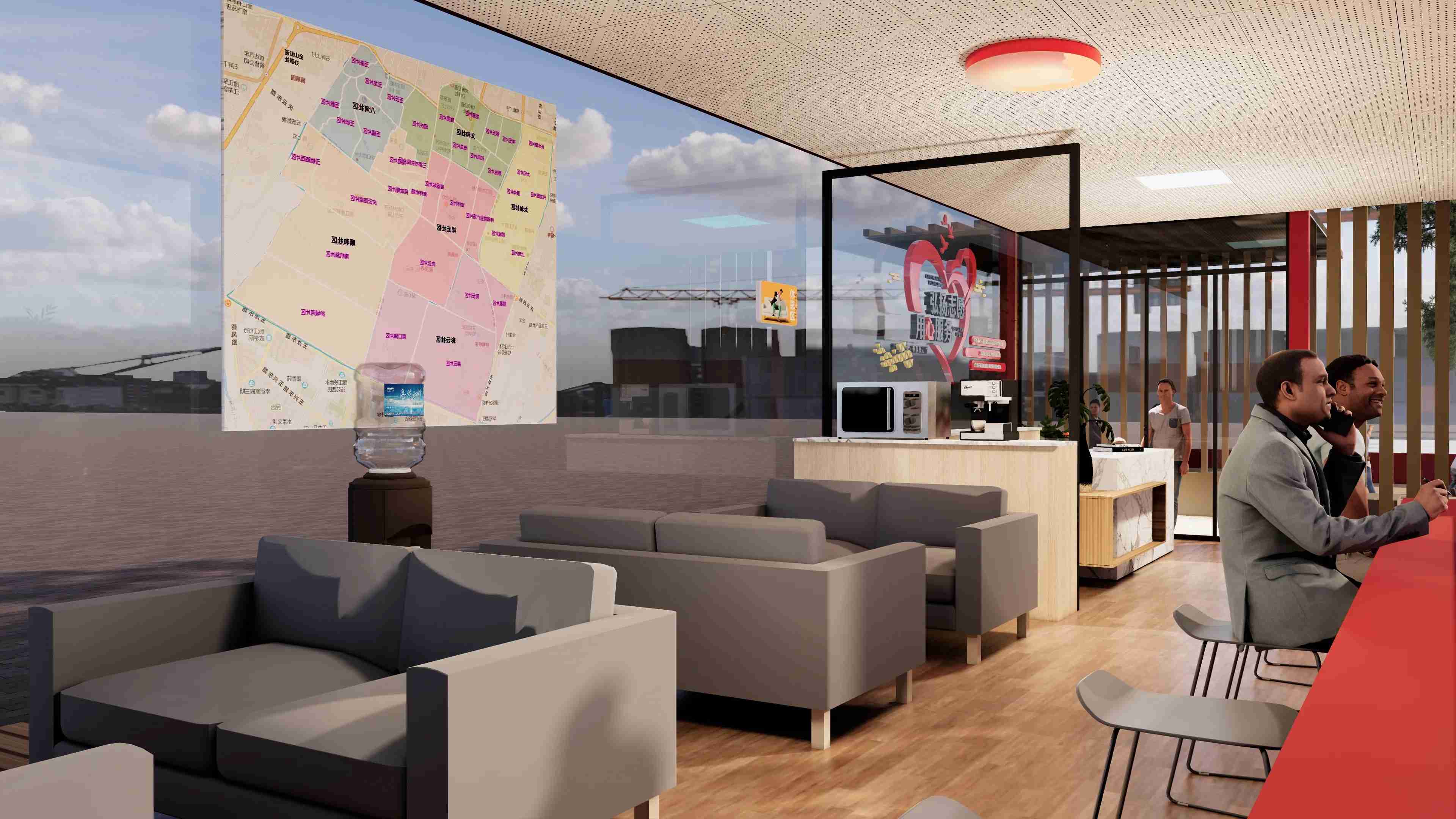 廣東佛山黨群服務驛站、廣東暖心驛站、廣東愛心驛站設計施工