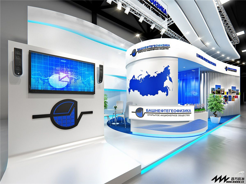 烽火科技參展廣州會展中心展覽設計展臺搭建2