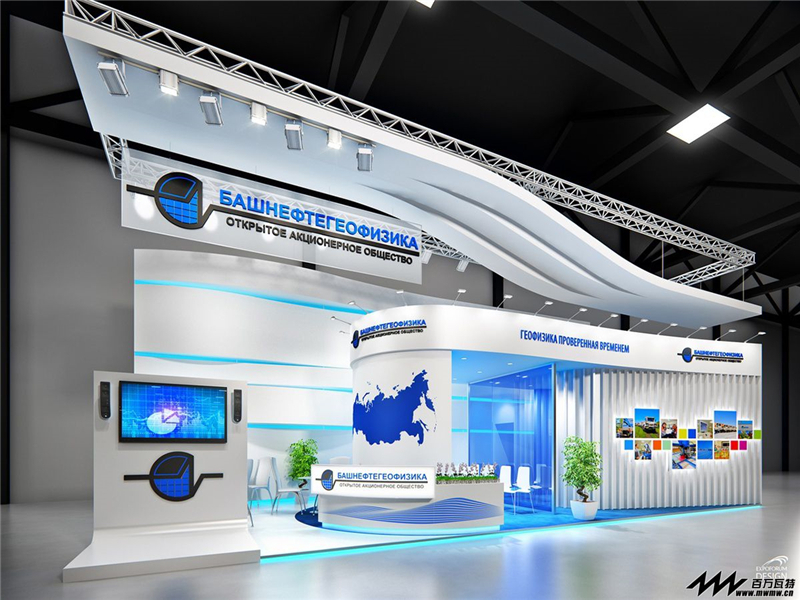 烽火科技參展廣州會展中心展覽設計展臺搭建3